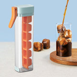 Maxbell Maxbell Coffee Ice Tray Portable Quick Release Ice Cube Tray for Bar Drinks Beverage orange