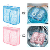 Maxbell Maxbell 2 Pieces Shoe Washing Bags Shoes Cleaning Laundry Bags for Sneakers Trainers Pink