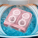 Maxbell Maxbell 2 Pieces Shoe Washing Bags Shoes Cleaning Laundry Bags for Sneakers Trainers Pink