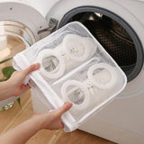 Maxbell Maxbell 2 Pieces Shoe Washing Bags Shoes Cleaning Laundry Bags for Sneakers Trainers Pink