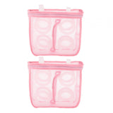 Maxbell Maxbell 2 Pieces Shoe Washing Bags Shoes Cleaning Laundry Bags for Sneakers Trainers Pink