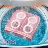 Maxbell Maxbell 2 Pieces Shoe Washing Bags Shoes Cleaning Laundry Bags for Sneakers Trainers Pink