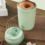 Maxbell Maxbell Electric Mixer Mug Multiuse Rechargeable Electric Mixing Cup for Home Office Green