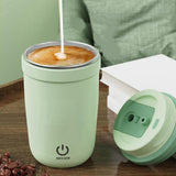 Maxbell Maxbell Electric Mixer Mug Multiuse Rechargeable Electric Mixing Cup for Home Office Green