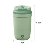 Maxbell Maxbell Electric Mixer Mug Multiuse Rechargeable Electric Mixing Cup for Home Office Green