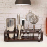 Maxbell Maxbell Cocktail Shaker Bar Set Tabletop Bartender Kits with Stand for Home Beginner
