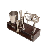 Maxbell Maxbell Cocktail Shaker Bar Set Tabletop Bartender Kits with Stand for Home Beginner
