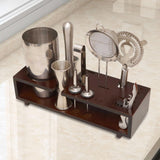 Maxbell Maxbell Cocktail Shaker Bar Set Tabletop Bartender Kits with Stand for Home Beginner