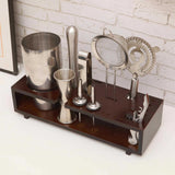 Maxbell Maxbell Cocktail Shaker Bar Set Tabletop Bartender Kits with Stand for Home Beginner