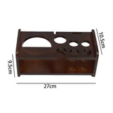 Maxbell Maxbell Cocktail Shaker Stand Cocktail Bartending Wooden Stand for Tabletop Home Bar