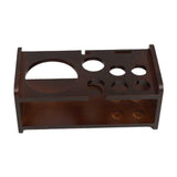 Maxbell Maxbell Cocktail Shaker Stand Cocktail Bartending Wooden Stand for Tabletop Home Bar