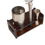 Maxbell Maxbell Bartender Kits Stand Practical Cocktail Shaker Stand for Bar Desktop Wedding
