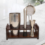 Maxbell Maxbell Bartender Kits Stand Practical Cocktail Shaker Stand for Bar Desktop Wedding