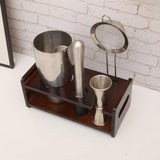 Maxbell Maxbell Bartender Kits Stand Practical Cocktail Shaker Stand for Bar Desktop Wedding