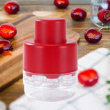 Maxbell Maxbell Cherry Pitter Cherry Core Remover Cherries Stoner for Kitchen Camping Picnic yellow