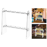 Maxbell Maxbell Champagne Glass Holder Stand Clear Champagne Holder for Bar Birthday Wedding