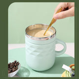 Maxbell Maxbell Coffee Mug Drinking Cup Stainless Steel Insulated Cup for Bar Camping Lounge Pink