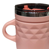 Maxbell Maxbell Coffee Mug Drinking Cup Stainless Steel Insulated Cup for Bar Camping Lounge Pink