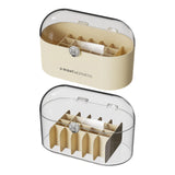 Maxbell Maxbell Lipstick Organizer Storage Case Multiuse Makeup Storage Organizer Countertop beige