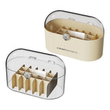 Maxbell Maxbell Lipstick Organizer Storage Case Multiuse Makeup Storage Organizer Countertop beige