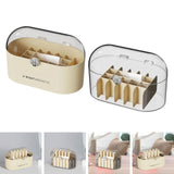 Maxbell Maxbell Lipstick Organizer Storage Case Multiuse Makeup Storage Organizer Countertop beige