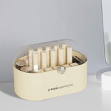 Maxbell Maxbell Lipstick Organizer Storage Case Multiuse Makeup Storage Organizer Countertop beige