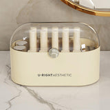 Maxbell Maxbell Lipstick Organizer Storage Case Multiuse Makeup Storage Organizer Countertop beige