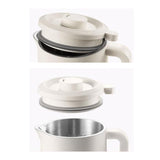 Maxbell Maxbell 650ml US Plug Watermelon 6in1 Nut Milk Maker for Birthday Gift Travel Picnic White