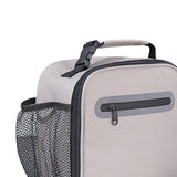 Maxbell Maxbell Picnic Tote with Zipper Food Box Storage Bag for Camping Backpacking Fishing grey