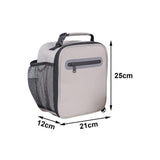 Maxbell Maxbell Picnic Tote with Zipper Food Box Storage Bag for Camping Backpacking Fishing grey