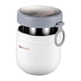 Maxbell Maxbell Soup Cup Detachable Portable Spoon Yogurt Container for Fruit Breakfast Milk White