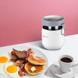 Maxbell Maxbell Soup Cup Detachable Portable Spoon Yogurt Container for Fruit Breakfast Milk White