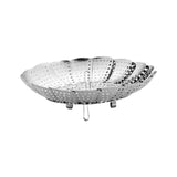 Maxbell Maxbell Steamer Basket Foldable with Handle Fruit Dish for Vegetable Meat Seafood 30.5cm