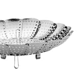 Maxbell Maxbell Steamer Basket Foldable with Handle Fruit Dish for Vegetable Meat Seafood 30.5cm