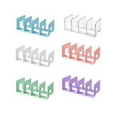 Maxbell Maxbell Bag Storage Dividers Rack Purse Organizer for Closet for Desk Home Bookshelf blue