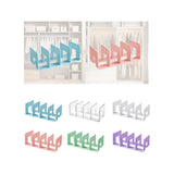 Maxbell Maxbell Bag Storage Dividers Rack Purse Organizer for Closet for Desk Home Bookshelf blue