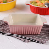 Maxbell Maxbell Ceramic Baking Dish Large Lasagna Pan Deep for Oven for Picnics Cake Camping Square