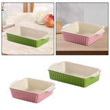 Maxbell Maxbell Ceramic Baking Dish Large Lasagna Pan Deep for Oven for Picnics Cake Camping Square