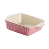 Maxbell Maxbell Ceramic Baking Dish Large Lasagna Pan Deep for Oven for Picnics Cake Camping Square