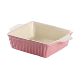 Maxbell Maxbell Ceramic Baking Dish Large Lasagna Pan Deep for Oven for Picnics Cake Camping Square