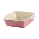 Maxbell Maxbell Ceramic Baking Dish Large Lasagna Pan Deep for Oven for Picnics Cake Camping Square