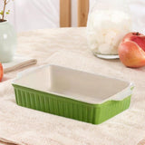 Maxbell Maxbell Ceramic Baking Dish Large Lasagna Pan Deep for Oven for Picnics Cake Camping Rectangular