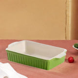 Maxbell Maxbell Ceramic Baking Dish Large Lasagna Pan Deep for Oven for Picnics Cake Camping Rectangular