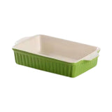 Maxbell Maxbell Ceramic Baking Dish Large Lasagna Pan Deep for Oven for Picnics Cake Camping Rectangular