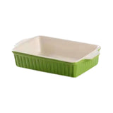 Maxbell Maxbell Ceramic Baking Dish Large Lasagna Pan Deep for Oven for Picnics Cake Camping Rectangular