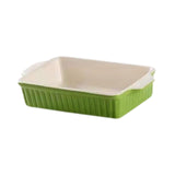 Maxbell Maxbell Ceramic Baking Dish Large Lasagna Pan Deep for Oven for Picnics Cake Camping Rectangular