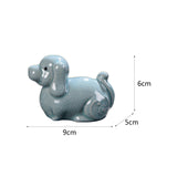 Maxbell Maxbell Ceramics Tea Pet Cute Artcrafts Animal Sculpture for Bookshelf Cafe Tea Room Dog