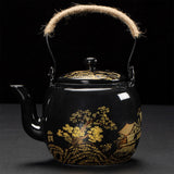 Maxbell Maxbell Ceramic Teapot Japanese 820ml Safe with Removable Infuser for Outdoor Hiking