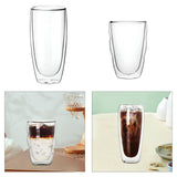 Maxbell Maxbell Double Wall Glass Cup Round Tea Cups Juice Cup Portable Insulated Coffee Mug 650ml