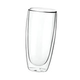 Maxbell Maxbell Double Wall Glass Cup Round Tea Cups Juice Cup Portable Insulated Coffee Mug 650ml